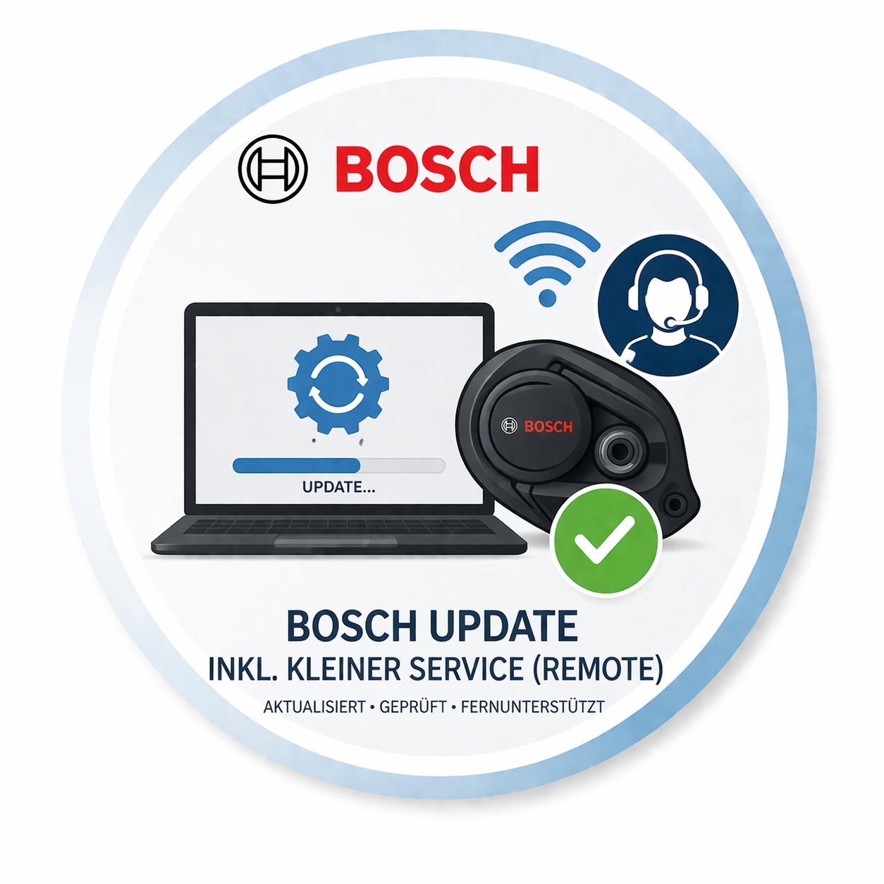 Bosch Update inklusive kleiner Service per Fernunterstützung
